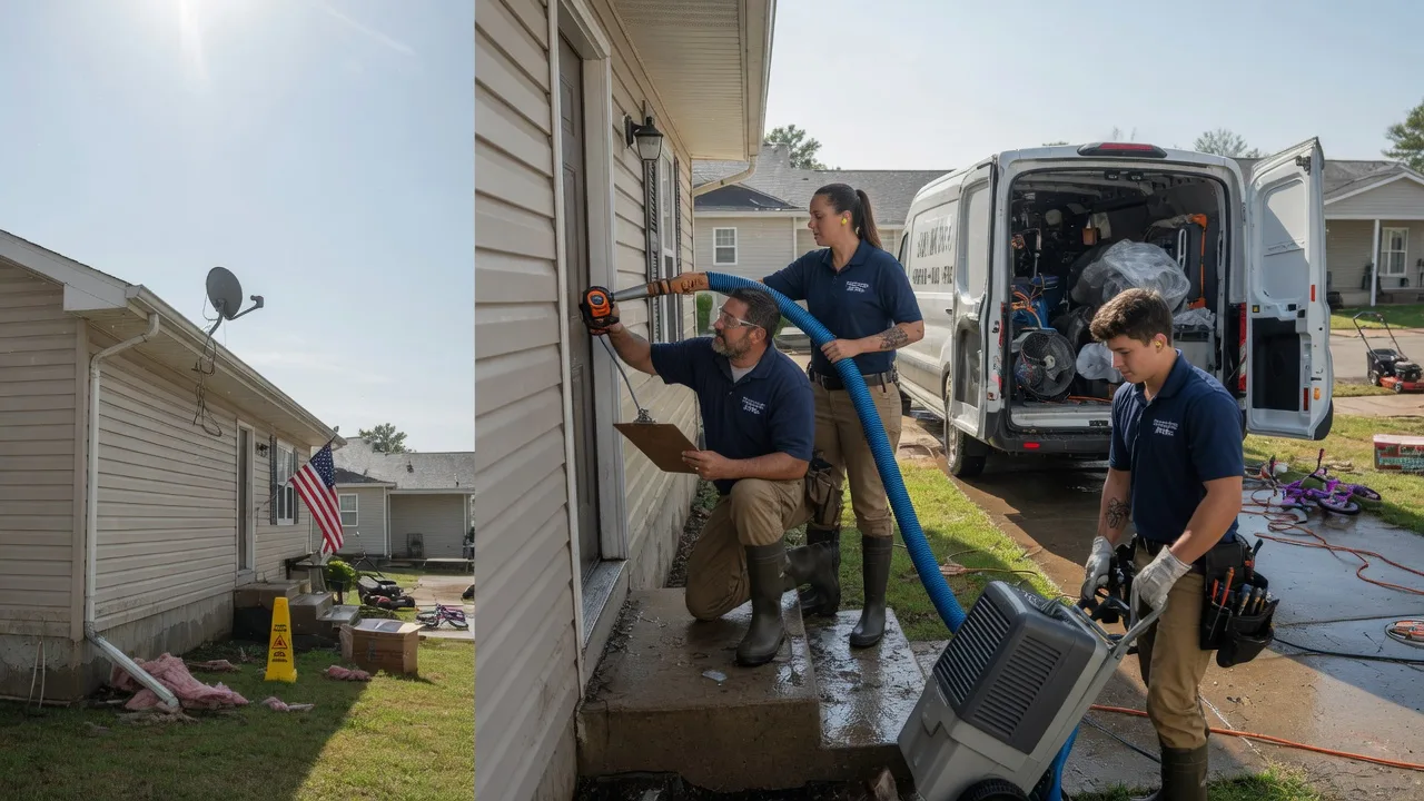 Ceiling Water Damage Restoration in Vienna, WV near me